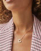 KS Letter G Pendant Necklace