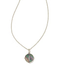 KS Letter I Disc Pendant Necklace