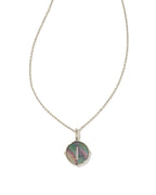 KS Letter I Disc Pendant Necklace