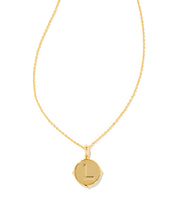 Load image into Gallery viewer, KS Letter L Disc Pendant Necklace
