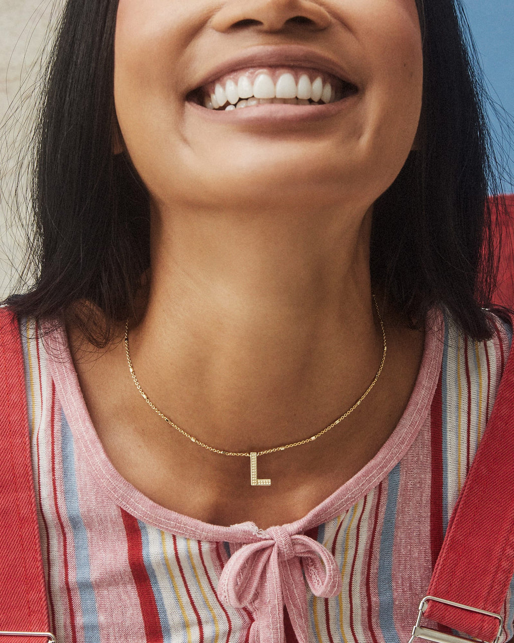 KS Letter L Pendant Necklace