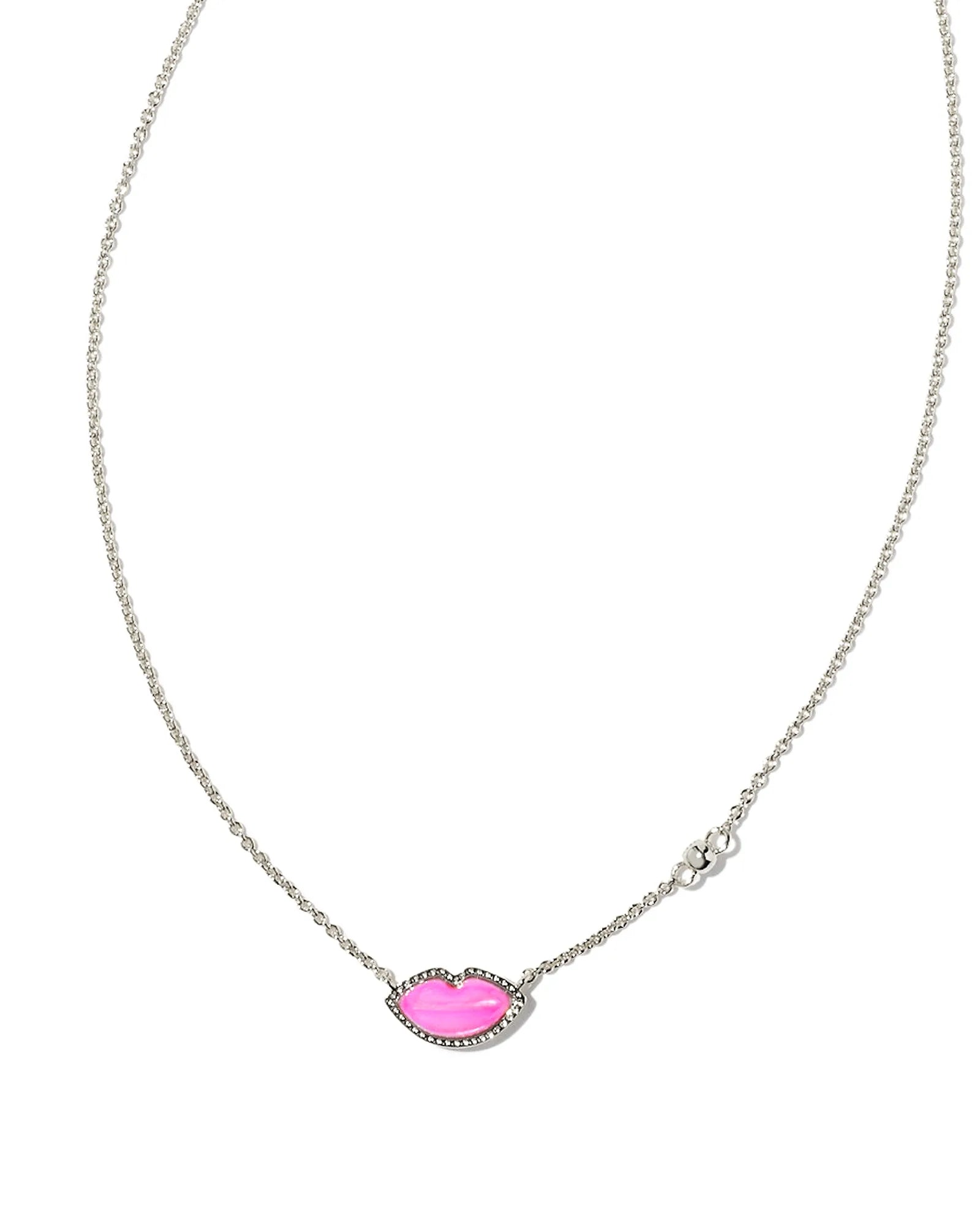 KS Lips Pendant Necklace