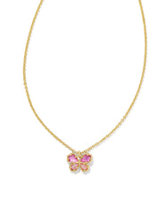 Load image into Gallery viewer, KS Mae Butterfly Short Pendant Necklace
