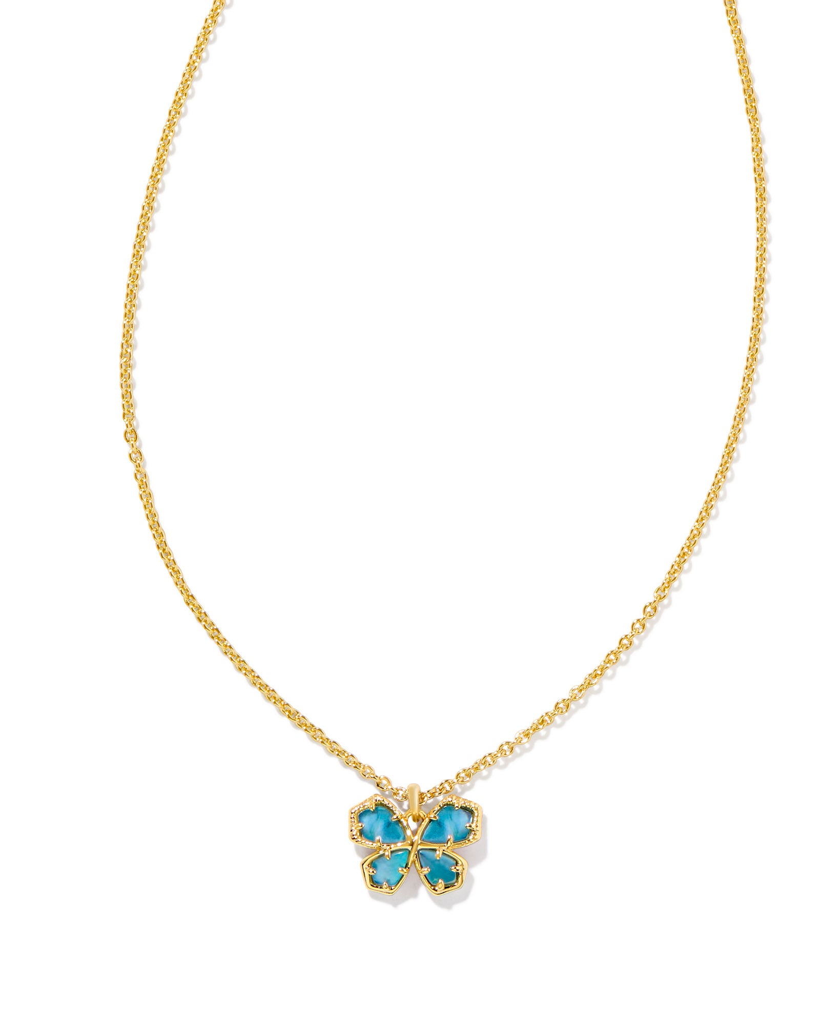 KS Mae Butterfly Short Pendant Necklace