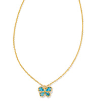 Load image into Gallery viewer, KS Mae Butterfly Short Pendant Necklace
