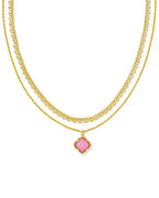 KS Mallory Rose Multi Strand Necklace
