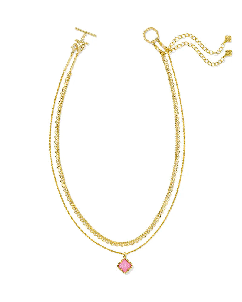 KS Mallory Rose Multi Strand Necklace