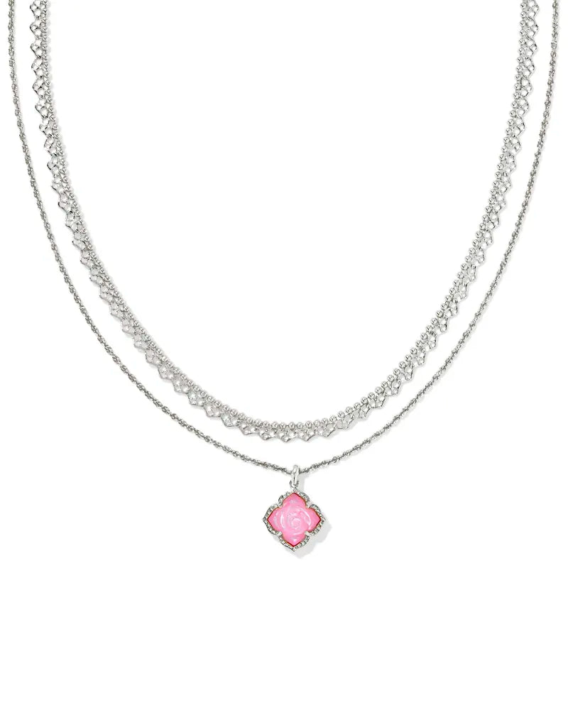 KS Mallory Rose Multi Strand Necklace