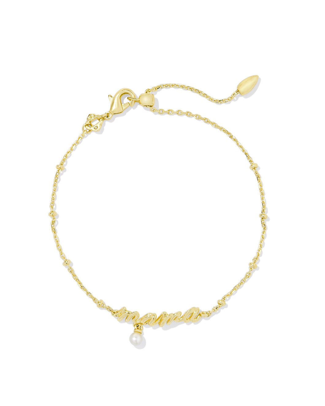 KS Mama Script Delicate Chain Bracelet