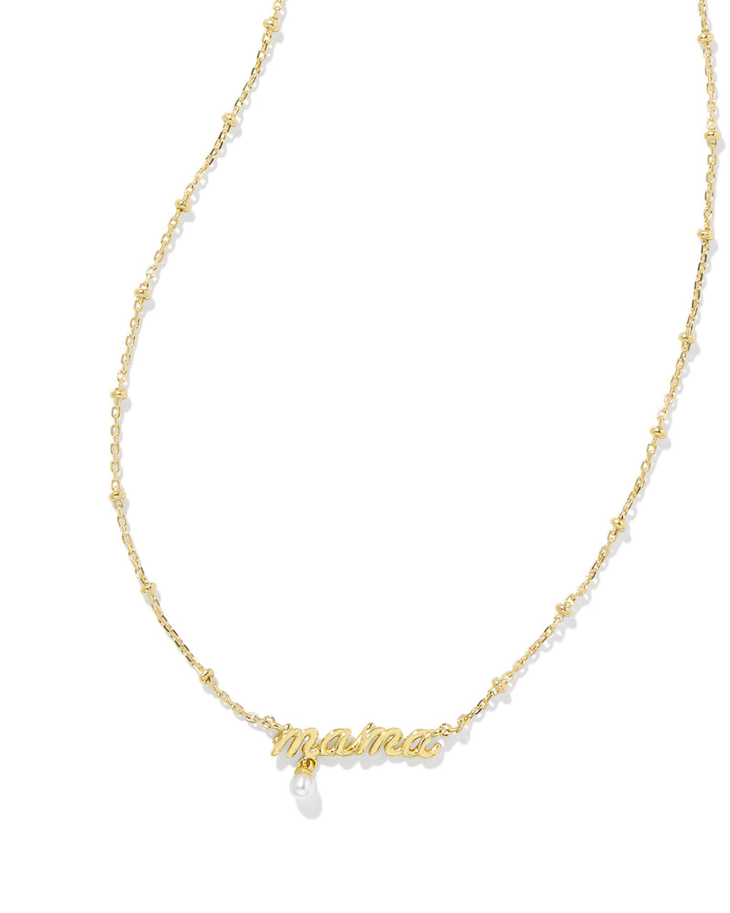 KS Mama Script Pendant Necklace