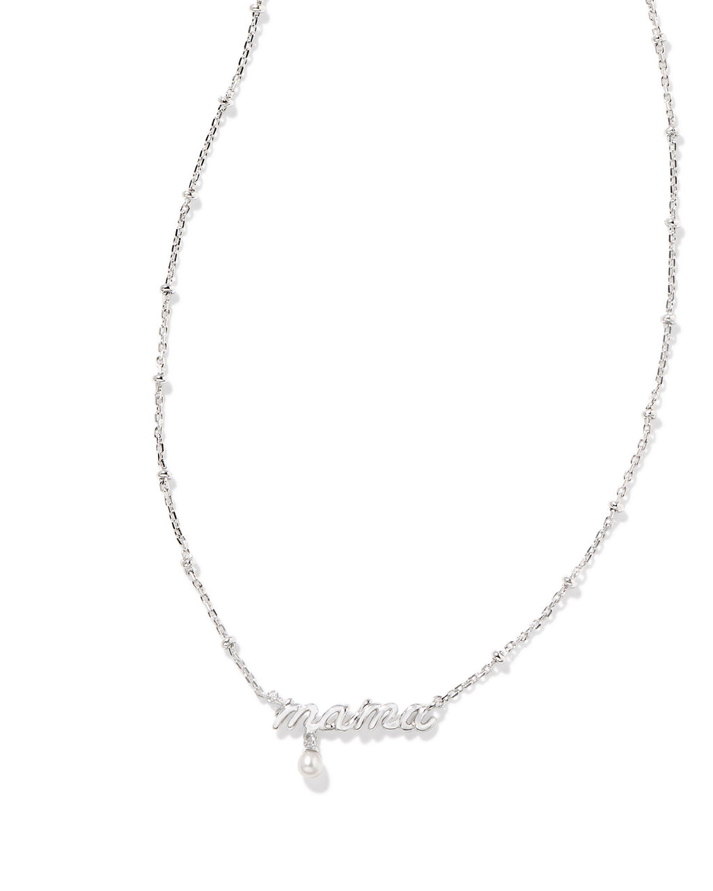 KS Mama Script Pendant Necklace