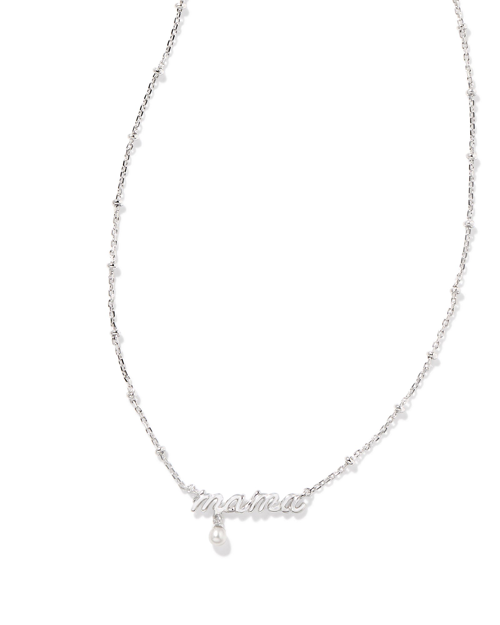 KS Mama Script Pendant Necklace