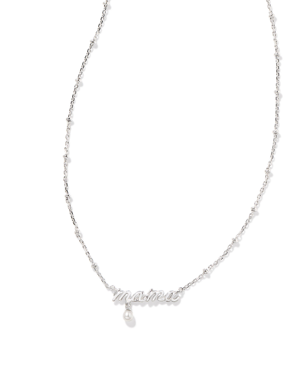 KS Mama Script Pendant Necklace