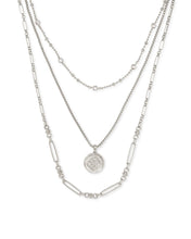 Load image into Gallery viewer, KS Medallion Coin Triple Strand Necklace
