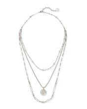 Load image into Gallery viewer, KS Medallion Coin Triple Strand Necklace
