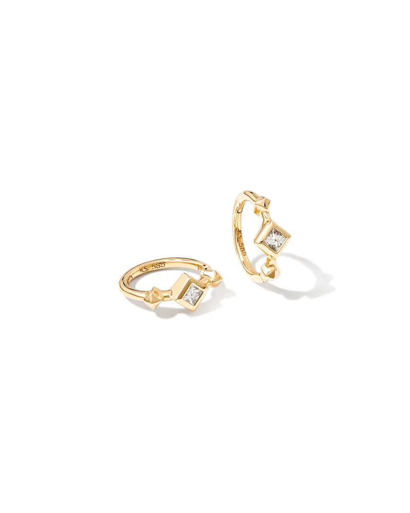 KS 14k Michelle Huggie Earring