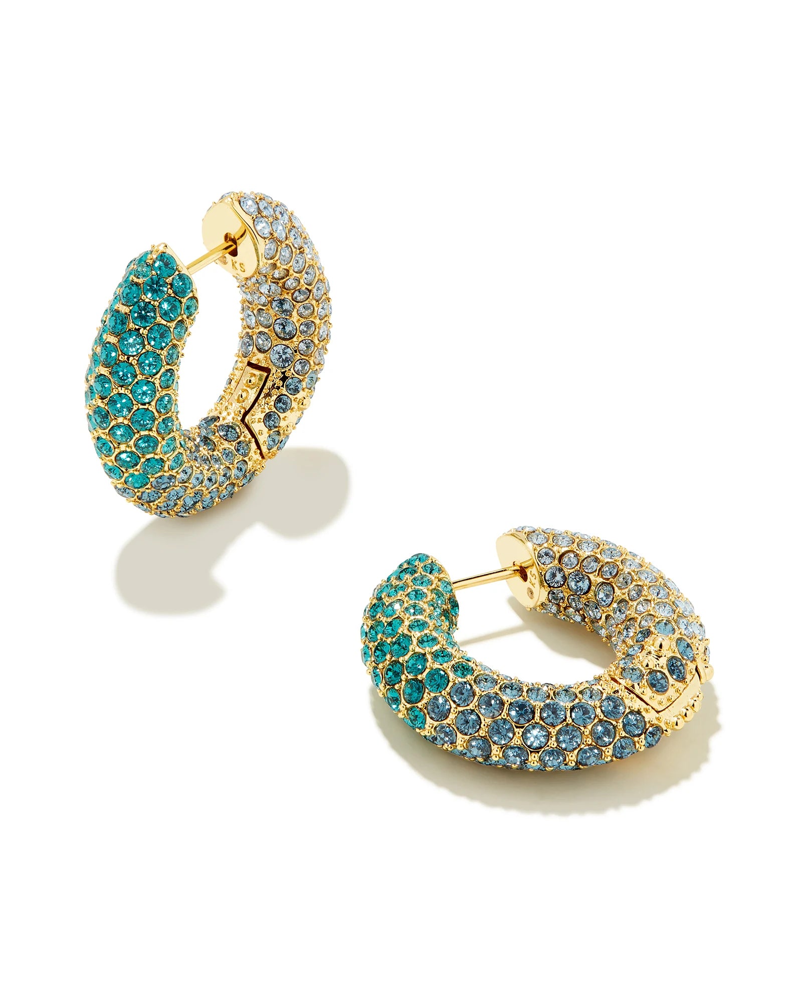 KS Mikki Pave Hoop Earrings