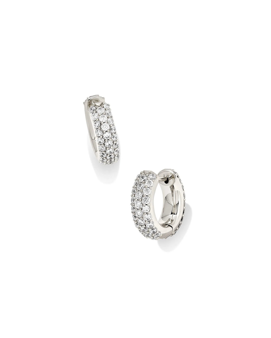 KS Mikki Pave Huggie Earrings