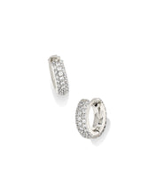 Load image into Gallery viewer, KS Mikki Pave Huggie Earrings
