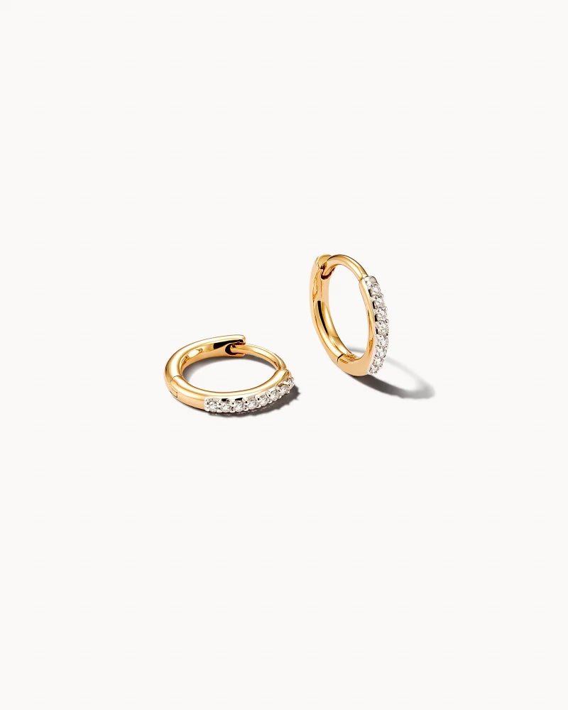 KS 14k Mila Huggie Earrings