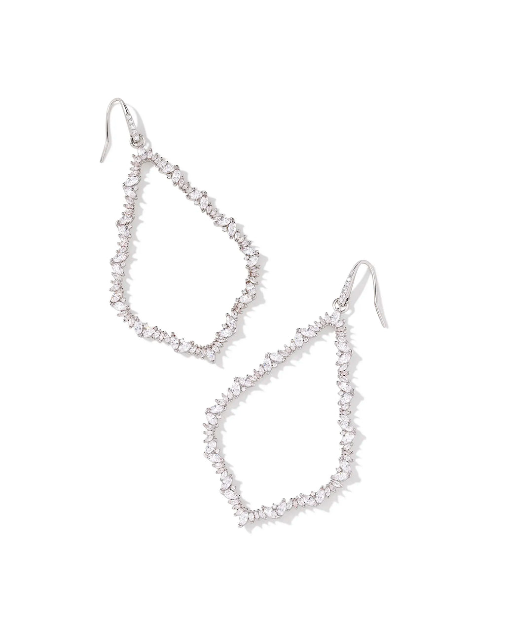 KS Sophee Crystal Open Frame Earrings