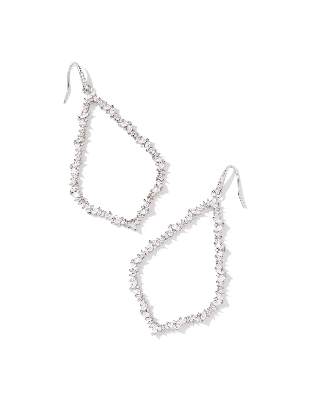 KS Sophee Crystal Open Frame Earrings