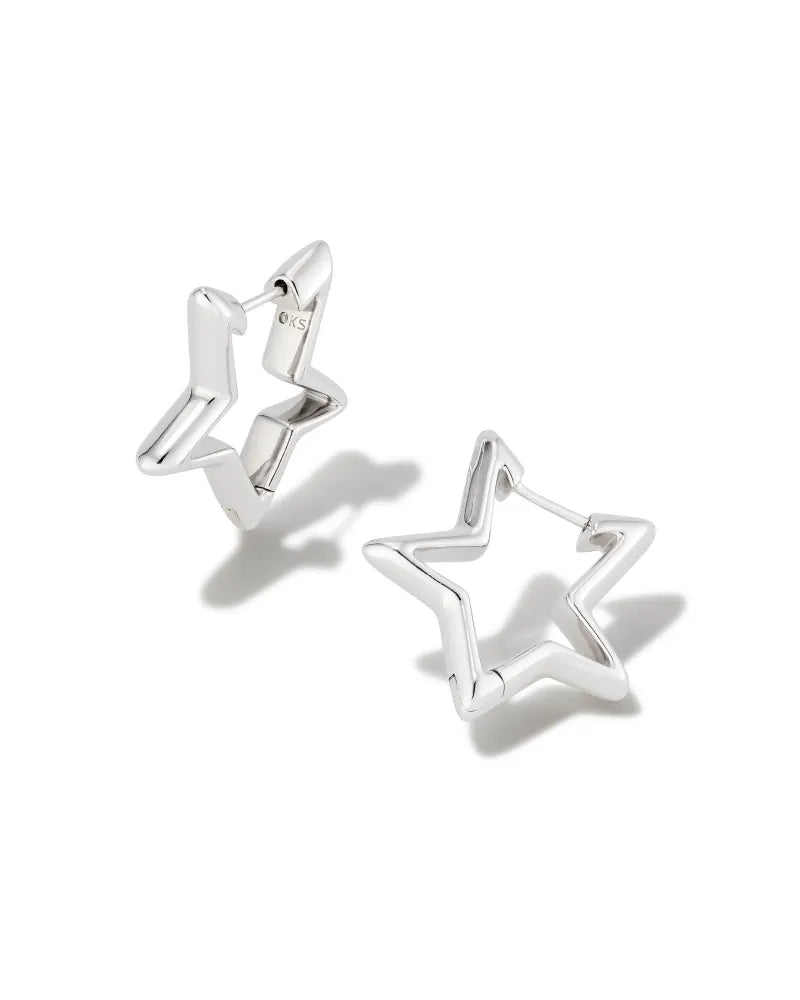 KS Star Huggie Earrings