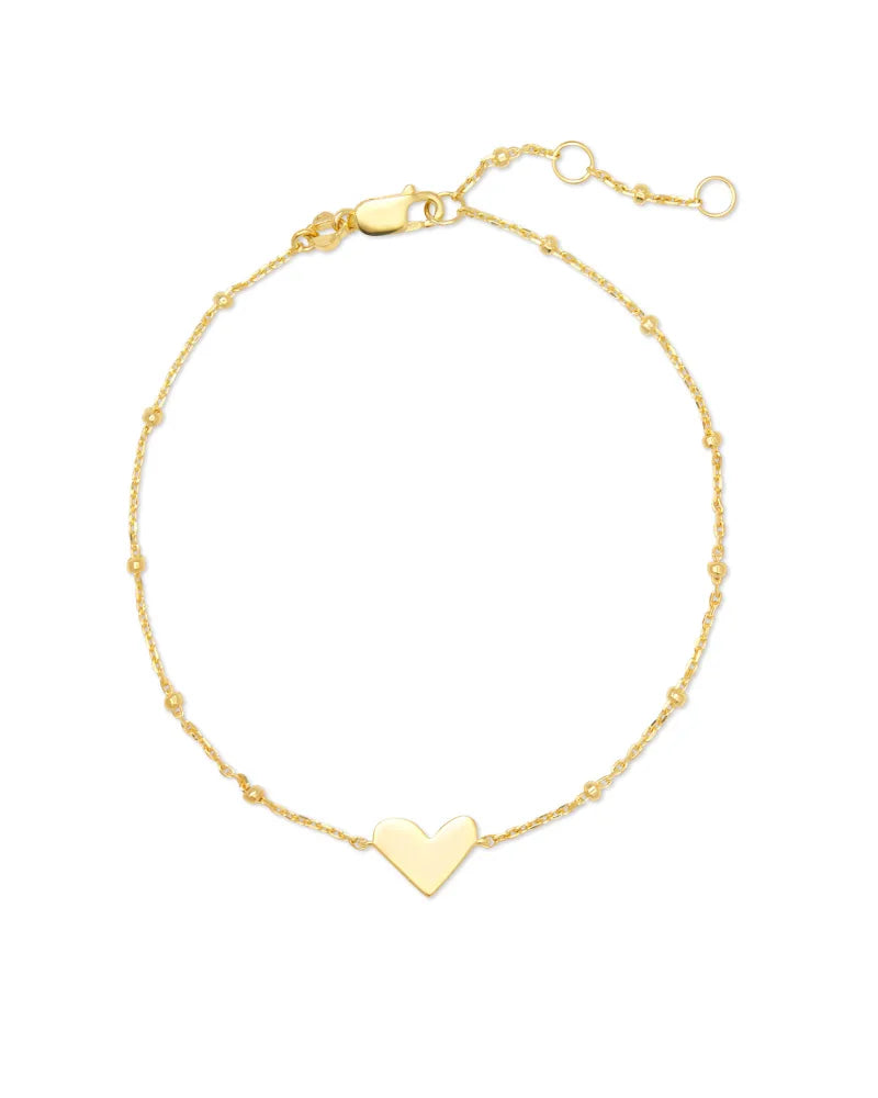KS 925 Ari Heart Delicate Bracelet