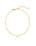 KS 925 Ari Heart Delicate Bracelet