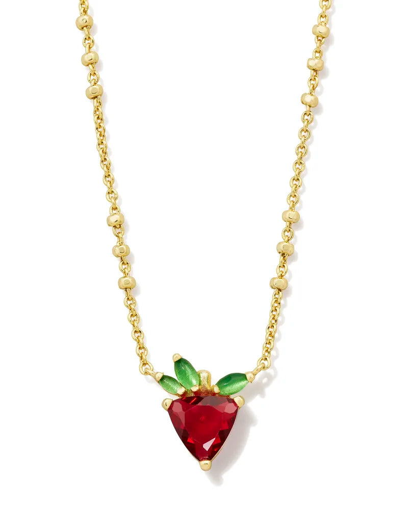 KS Strawberry Pendant Necklace