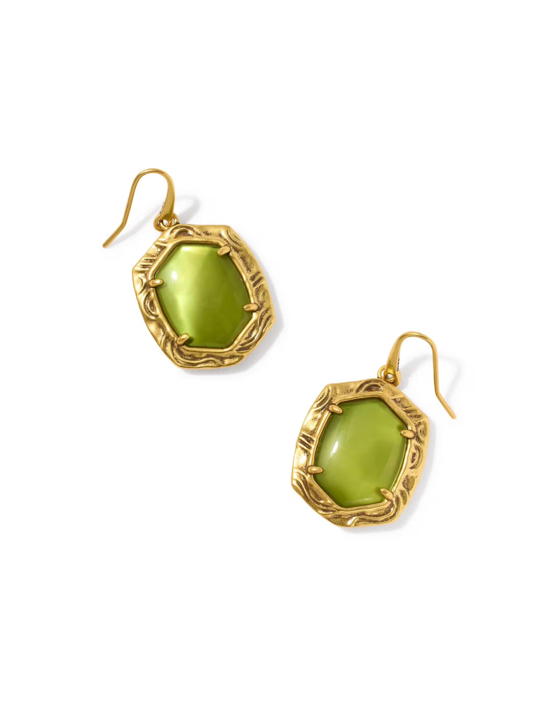 KS Tiger Striped Daphne Drop Earrings