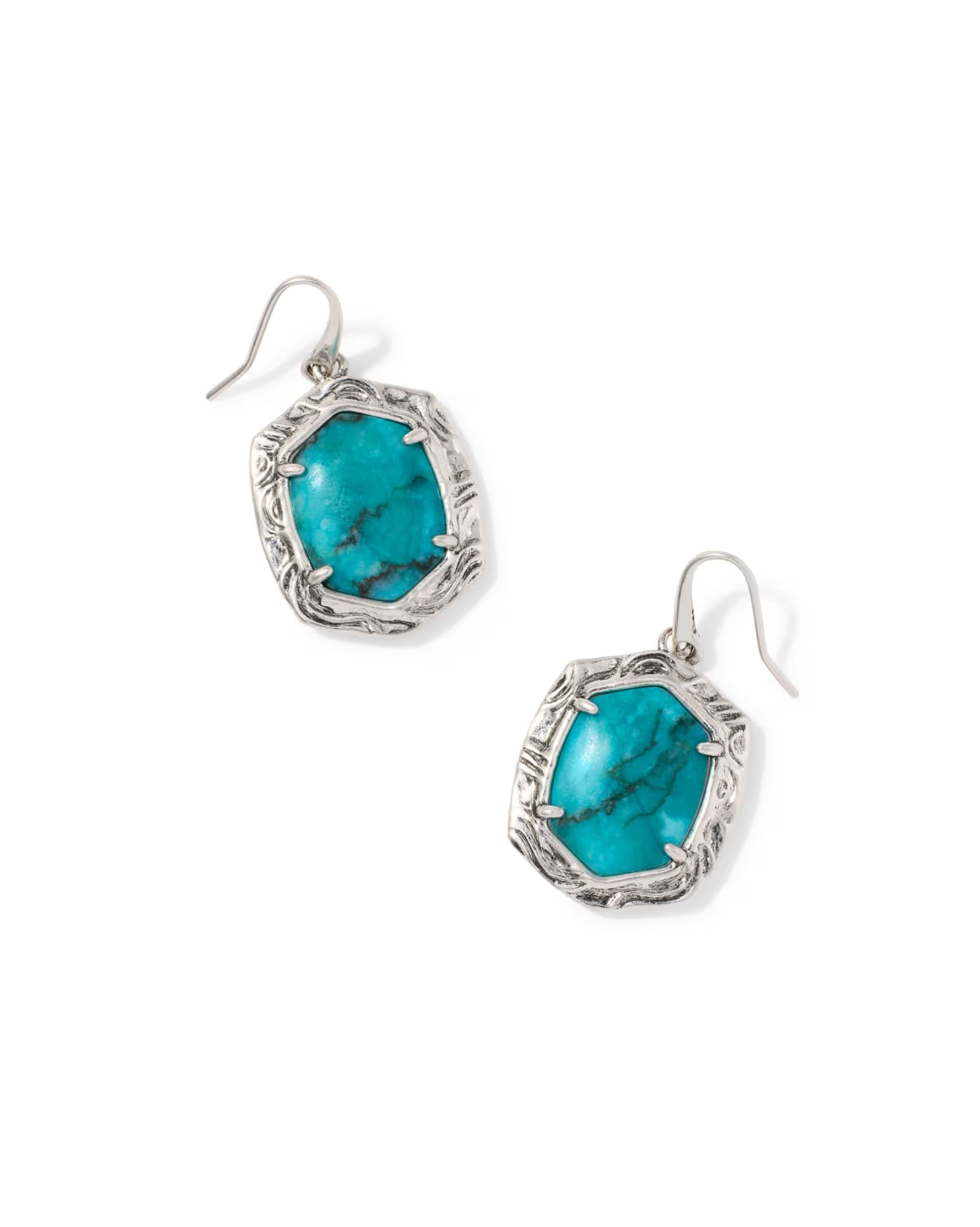 KS Tiger Striped Daphne Drop Earrings