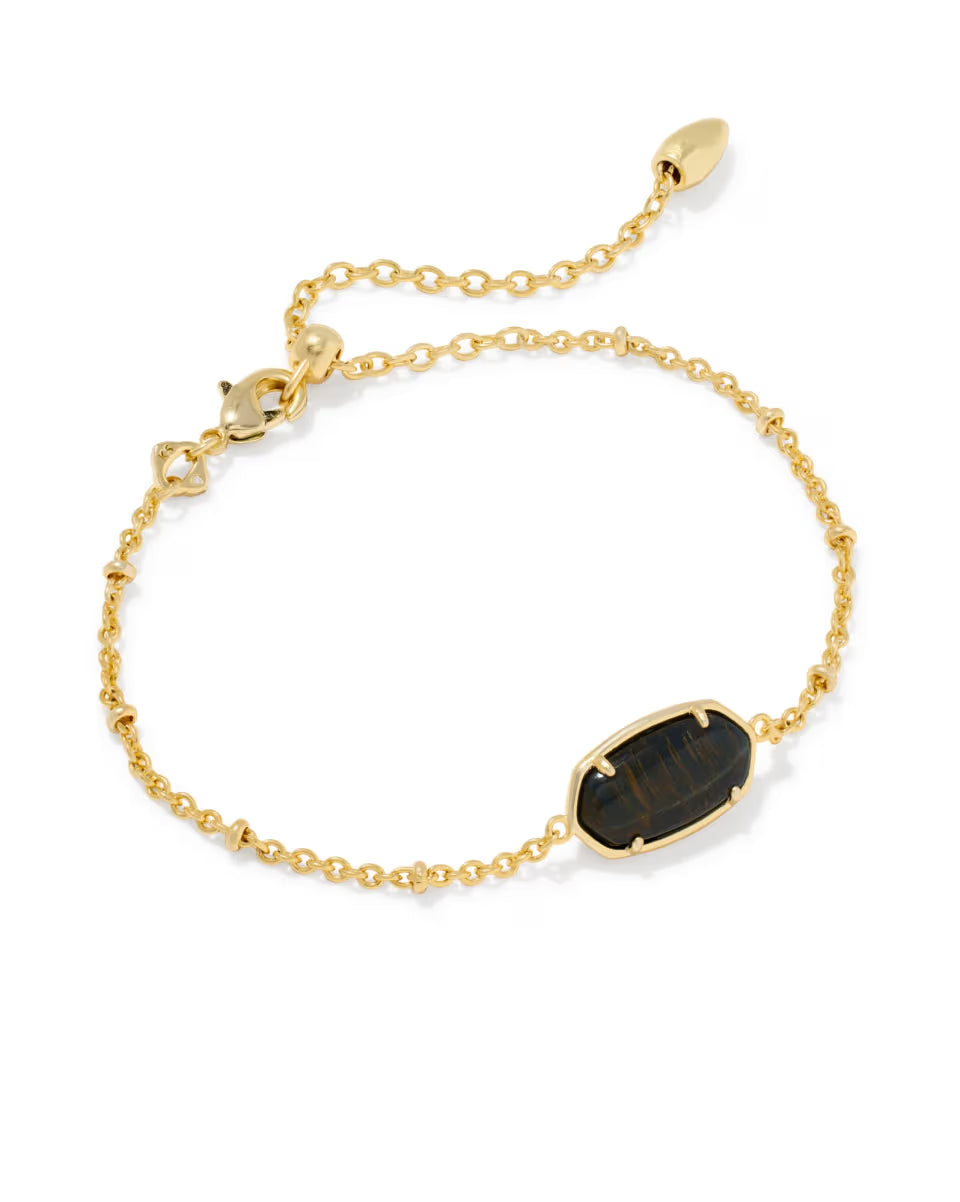 KS Tiger Striped Elaina Delicate Chain Bracelet