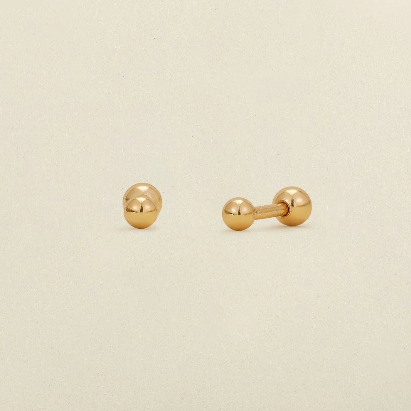 MBM 2.5mm Bead Live-In Stud Earrings