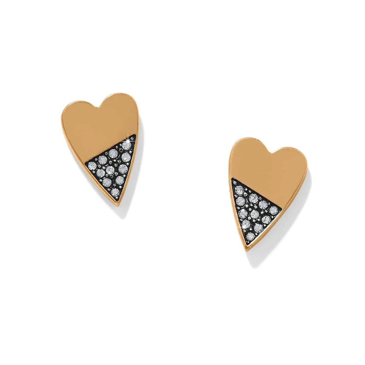 BRI Love Messages Higher Love Heart Post Earrings