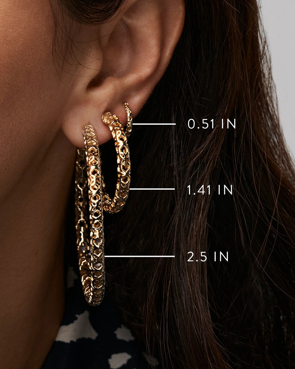 KS Maggie 2.5" Hoop Earrings