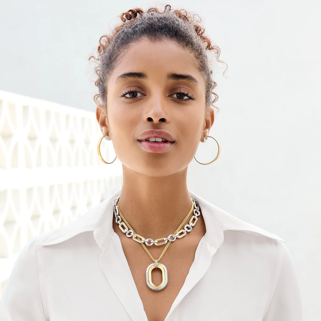 BRI Medici Two Tone Convertible Necklace