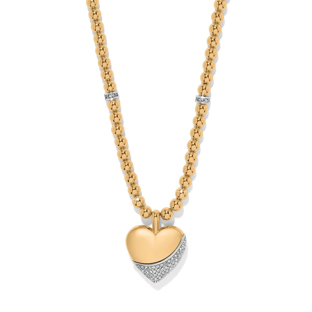 BRI Meridian Petite Wave Heart Necklace