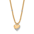 BRI Meridian Petite Wave Heart Necklace