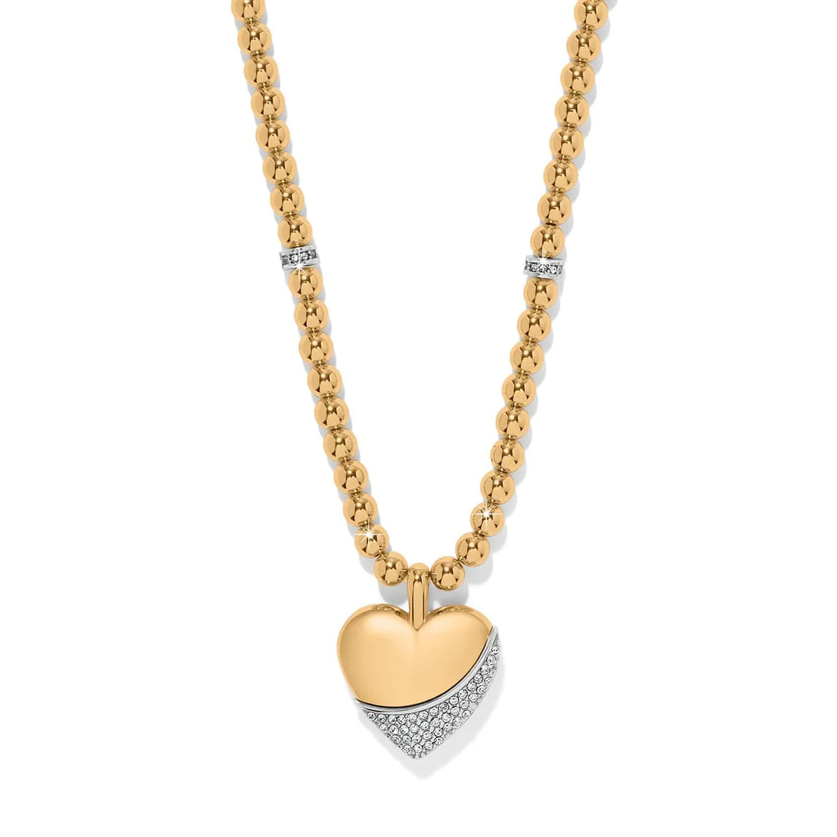 BRI Meridian Petite Wave Heart Necklace