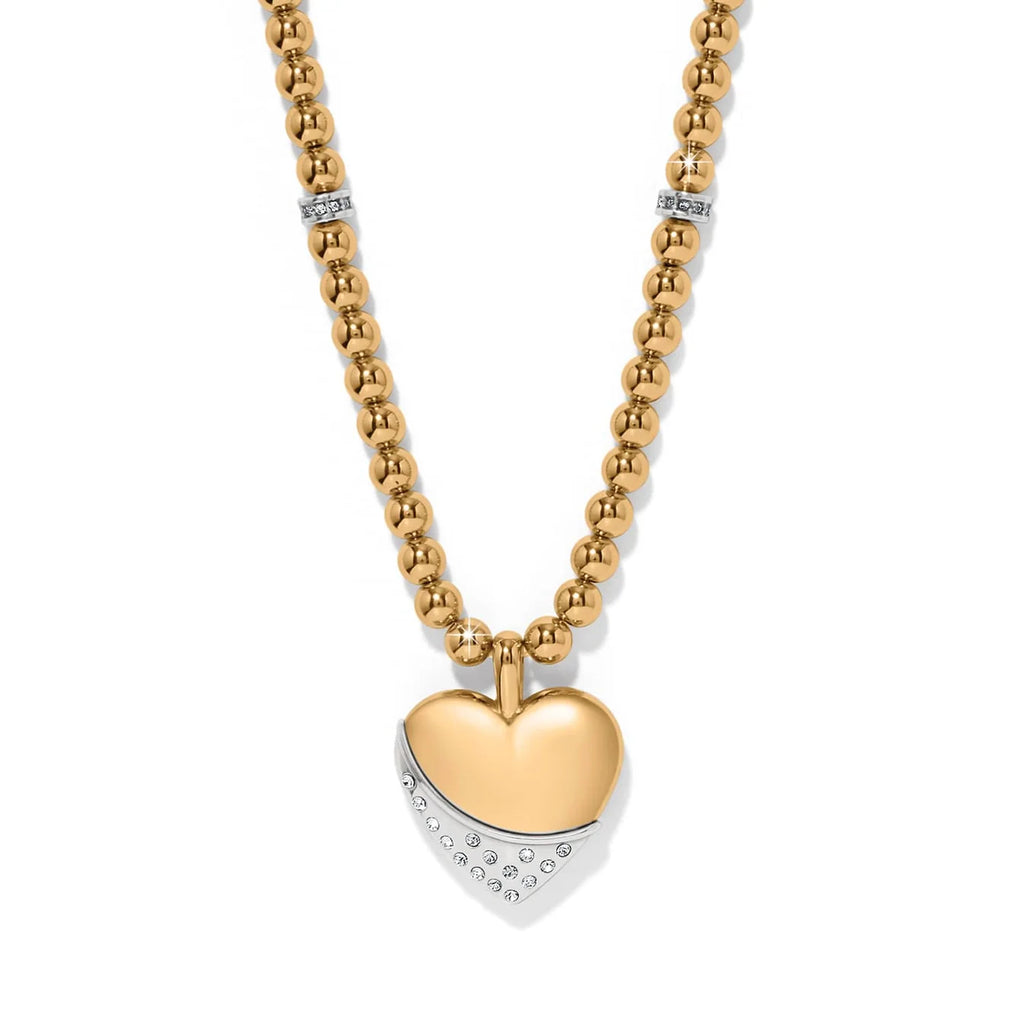 BRI Meridian Petite Wave Heart Necklace