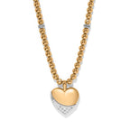 BRI Meridian Petite Wave Heart Necklace