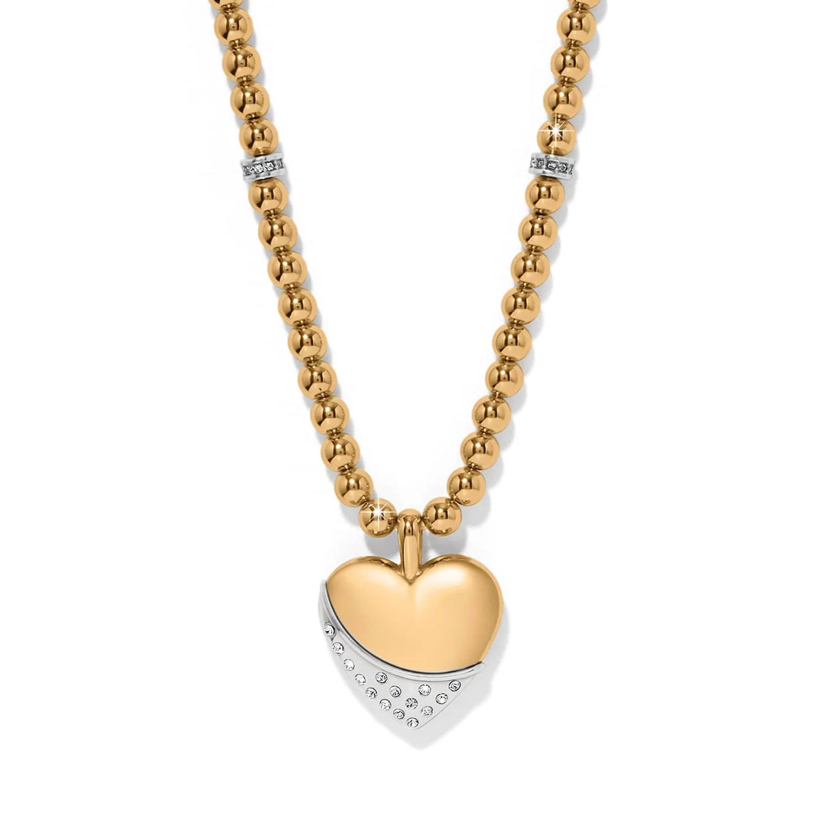 BRI Meridian Petite Wave Heart Necklace