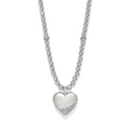BRI Meridian Petite Wave Heart Necklace