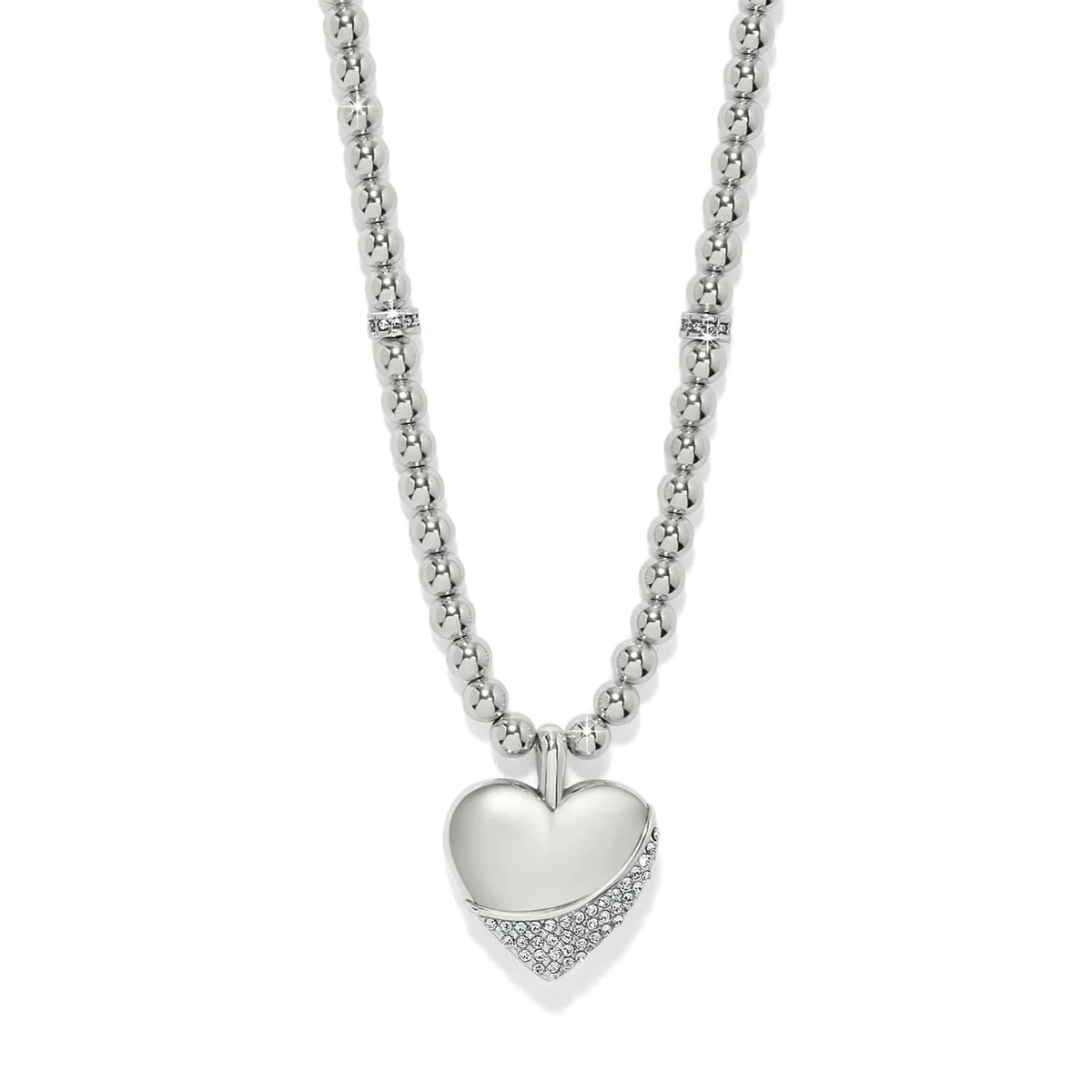 BRI Meridian Petite Wave Heart Necklace