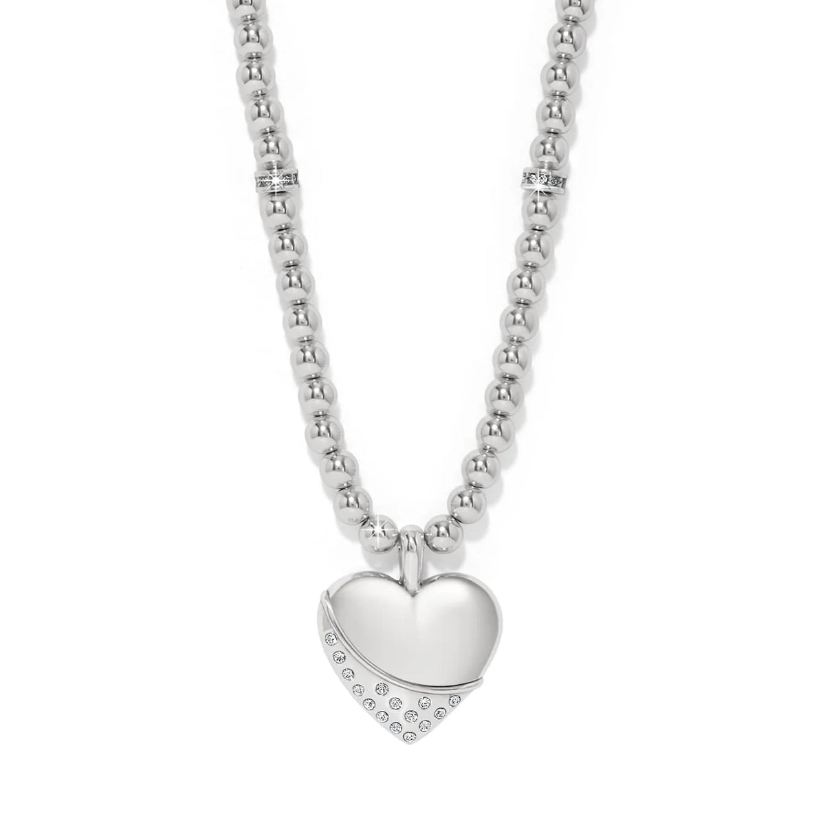 BRI Meridian Petite Wave Heart Necklace