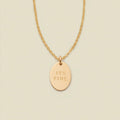 MBM Mini Oval Disc Necklace