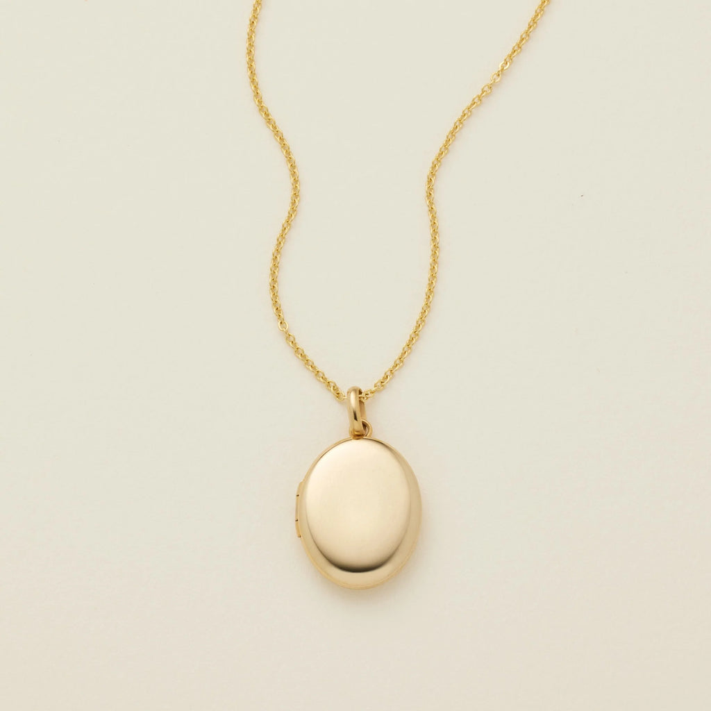 MBM Mini Oval Locket Necklace