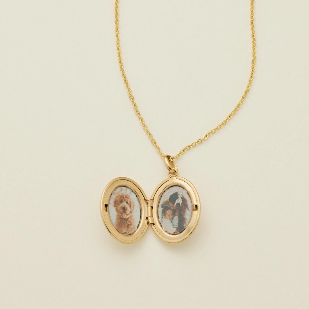 MBM Mini Oval Locket Necklace