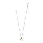 BRI Mosaic Two Tone Link Ring Necklace